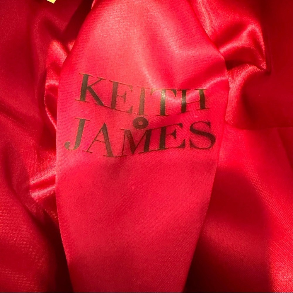 Keith James King Wool Fedora‎ Hat Men's Large Navy Red Quiet Luxury - Picture 8 of 11